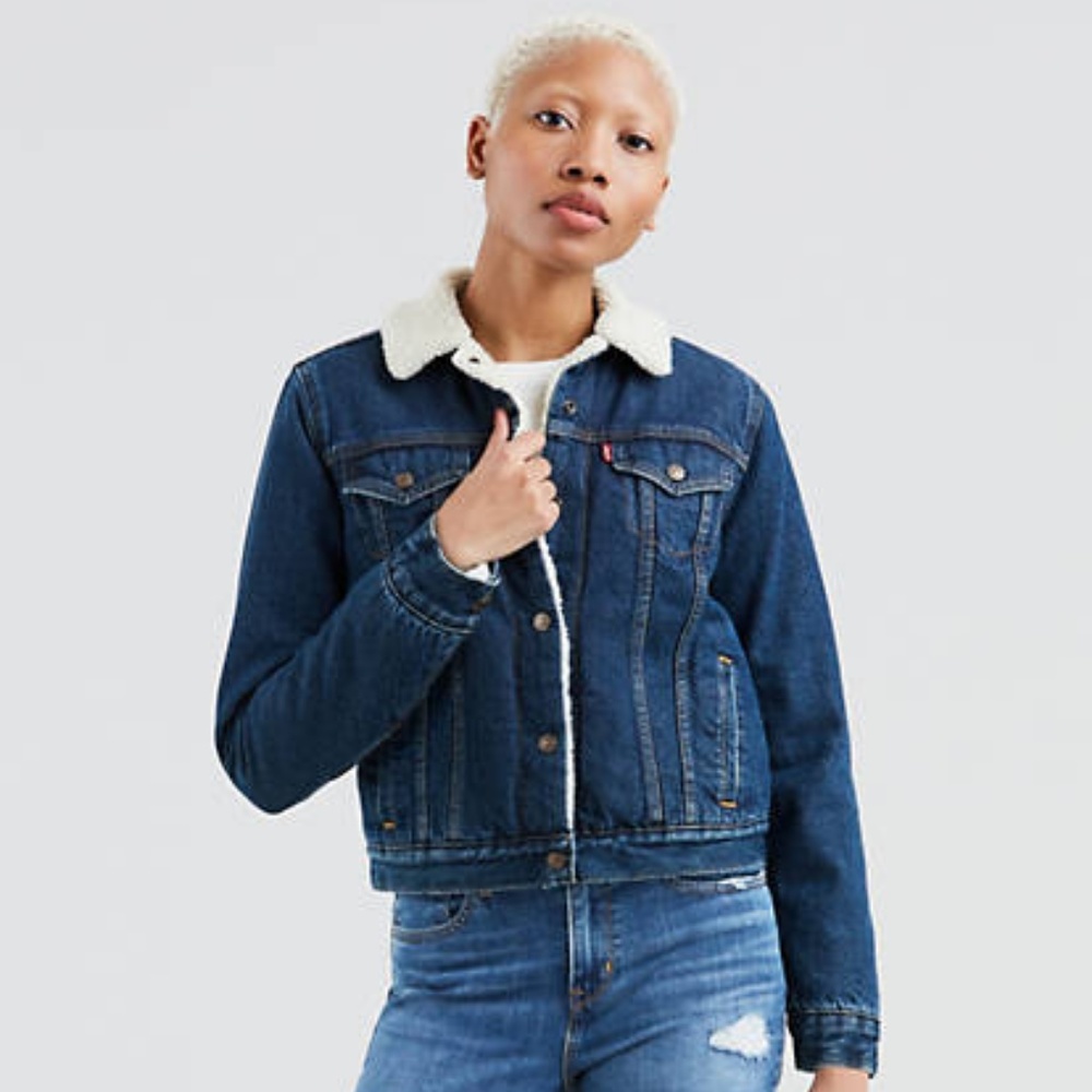 Never Been Worn Original Levi Sherpa-Lined Jacket